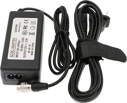 CA 4 al cable del adaptador de Pin Hirose Male 12V 2A para los dispositivos ZAXCOM Sony de los sonidos