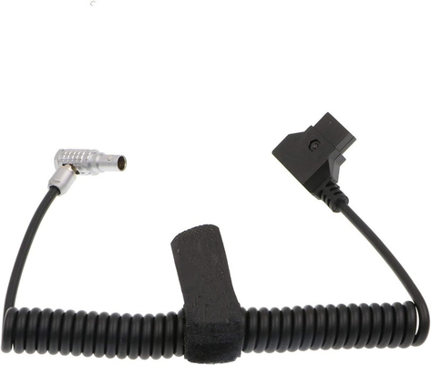 Antón D-TAP a Lemo 2 Pin Male Camera Power Cable 2 de ángulo recto Pin Coiled para Teradek ARRI