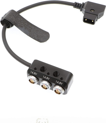 1 a 3 Mini Power Splitter Box ARRI Cable Teradek de 26 cm D Toque el puerto masculino Movi Pro AUX a 3 piezas 2 pines caja femenina