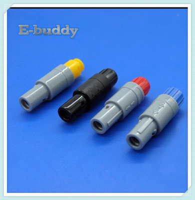 Conectores circulares plásticos PAG del Pin del enchufe masculino 5 con la funda colorida