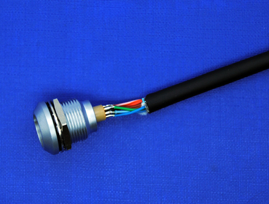 El varón a los cables de transmisión de encargo masculinos, Pin 1K 8 envolvió cables de fuente de alimentación 