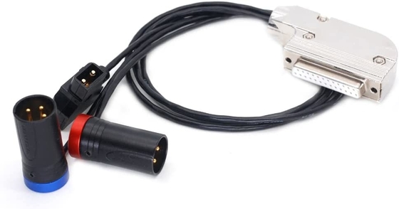 DB25 Lectrosonics Wisycom Audio LTD Receptor DB25 Interfaz Femenina Salida de audio Dtap XLR 3Pin Cable de alimentación