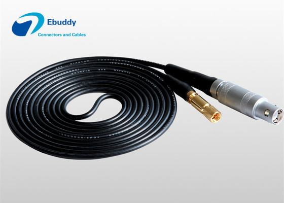 El polvo de encargo telegrafía el cable del código del tiempo para los dispositivos del sonido de Arri Alexa 5 pernos Lemo a Bnc