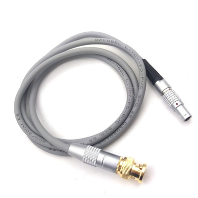 Varón de BNC cable del código del tiempo de Arri del cable de conexión de la cámara de Lemo 0B 5pin al mini