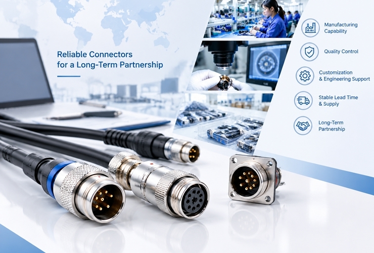 Últimos blogs de la empresa sobre How to Evaluate a Circular Connector Manufacturer for Long-Term Supply?