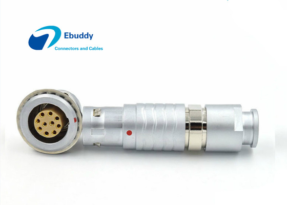 Enchufe y zócalo circulares del tamaño del HUEVO 2B del Pin FGG del conector de cable de vaivén de Lemo 10
