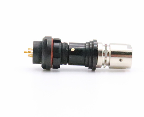 comprar Conector militar 9pin de Fischer SS 102 con el color negro Chormed fabricación en línea