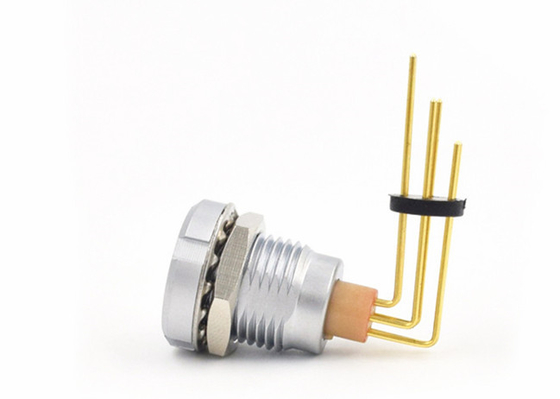 comprar pernos del circuito impreso del codo de los conectores ECG de la serie de 6pin Lemo B con la fijación de 2 nueces online manufacture