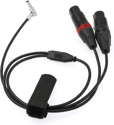 comprar Lemo 5 Pin Male a dos XLR 3 Pin Female Camera Audio Cable para la leva E2 de Z fabricación en línea
