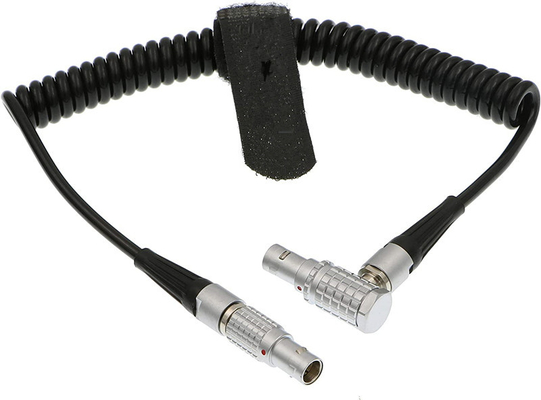 comprar Lemo 5 Pin Timecode Cable de conexión de cámara enrollada para dispositivos de sonido ZAXCOM DENECKE XL-LL fabricación en línea
