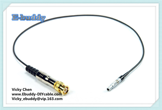 comprar Varón del Pin de Lemo 00B 4 al cable del varón BNC Timecode para la SINCRONIZACIÓN roja de la cámara fabricación en línea