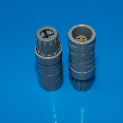 comprar Los conectores circulares plásticos médicos de desconexión rápida de los conectores 4pin telegrafían el enchufe con los pernos femeninos online manufacture