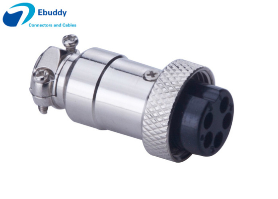 comprar Enchufe y zócalo del soporte del panel del chasis del conector M16 del enchufe de la aviación del metal del Pin GX16 5 fabricación en línea