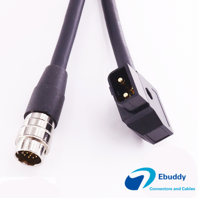 comprar Varón de  12pin al cable masculino del d-golpecito 2pin para la fuente de alimentación de la cámara fabricación en línea