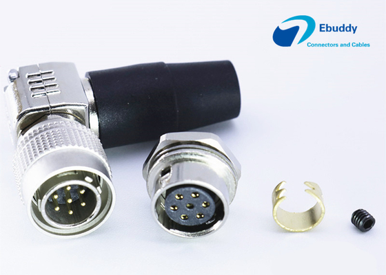 comprar Enchufe masculino de ángulo recto HR10A-10R-7S de 7 conectores circulares del Pin fabricación en línea