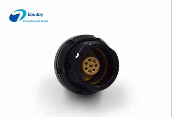 comprar Conectores de vaivén circulares K de la serie alternativa de EEG.1K.308.CLL 1K 8pin Lemo con cromo negro fabricación en línea