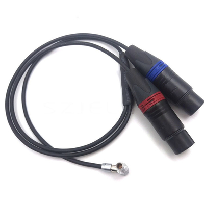 comprar Ángulo 00B 5pin de Arri Alexa Mini Audio Cable Lemo Right de 2* femenino XLR 3 Pin Cable online manufacture