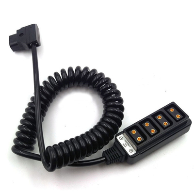 comprar Varón de Ptap Powertap del cable de conexión de la cámara del D-golpecito al cable femenino de la primavera 4* fabricación en línea