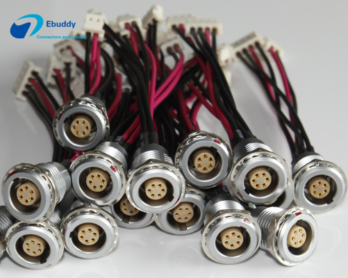 comprar Los cables de fuente de alimentación de encargo de los seriales de Lemo B EGG el Pin de 0B 1B 2B 6 al tipo de Molex online manufacture