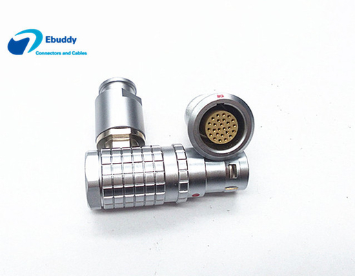 comprar 90 configuración de ángulo recto del latón del enchufe masculino del Pin del conector de cable de Lemo del grado FHG 26 fabricación en línea