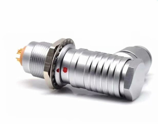 comprar Conector de ángulo recto FHG.3B.304 de la soldadura del conector de cable del conector FHG 3B 4pin de Lemo 3B fabricación en línea