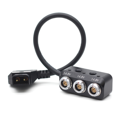 comprar D golpea ligeramente el golpecito del cable de transmisión de la cámara del conector macho P al adaptador femenino del Pin de Fischer 3 para Alexa fabricación en línea