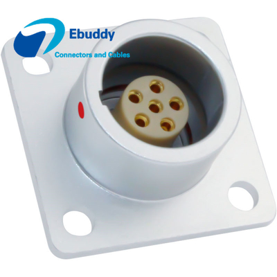 comprar conector alternativo PPS del soporte del PWB de 2K 6pin Lemo fabricación en línea