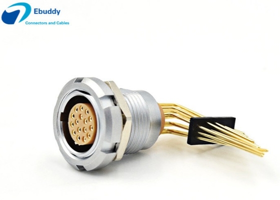 comprar receptáculo de ángulo recto de Lemo ECG 16pin del zócalo del PWB 16pin con dos nueces ECG.1B.316.CLV fabricación en línea