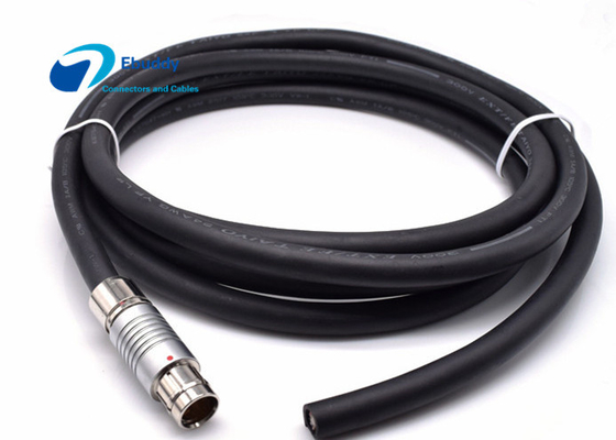 Cable que vuela compatible de encargo del tamaño 16pin de Assmebly Fischer del cable IP68 103