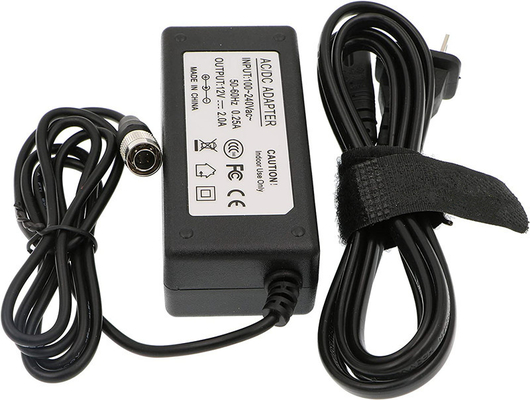 CA 4 al cable del adaptador de Pin  Male 12V 2A para los dispositivos ZAXCOM Sony de los sonidos