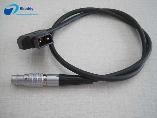 Cable de transmisión épico rojo Lemo FGJ 6pin al D-golpecito/al cable del varón de Powertap