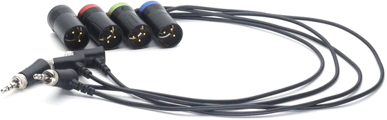 50cm bloqueable 3pin XLR macho a 3.5 Cable de audio para auriculares Sony D11 Devolución por NEUTRIK