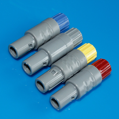 PAG conectores circulares plásticos de 5 amperios, conectores compatibles de la baja tensión de Lemo