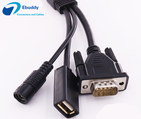Cable de encargo compatible terminal de fischer del cable de datos del PDA de GPS a DB9 USB