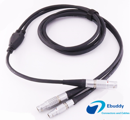 Cable de transmisión de encargo Lemo 0B 1B 2B FGG a los cables del estilo 1 a 2 de Lemo FGG
