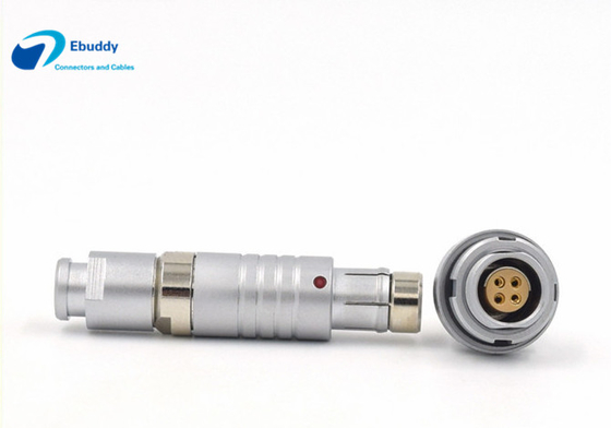 103 conectores de cable de Fischer del tamaño 4 Pin Plug And Receptacle For telegrafían S103A053 de soldadura