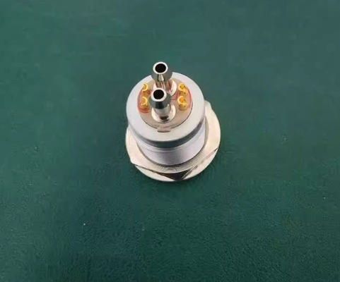 M18 Conector neumático-eléctrico híbrido 4 señal + 2 enchufes y tomales neumáticos