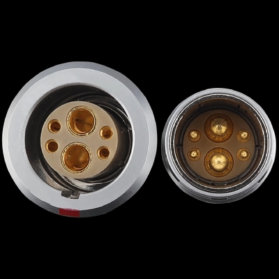 M18 doble conector coaxial de 4 señales Conector mixto FGG EGG 3B 4+2 enchufe y toma