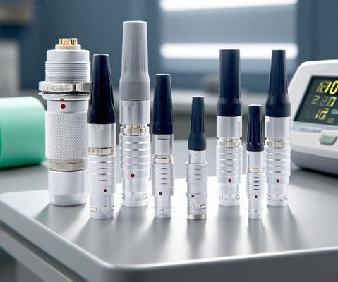 Lemo compatible B series Circula Self Lock Push Pull Connector for Test and Measurement Deivces